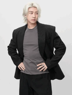 Structured Asymmetric Embroidered Lapel Tailored Blazer 11 Structured Asymmetric Embroidered Lapel Tailored Blazer -Modern Wear Shop Screenshot2025 06 19175633