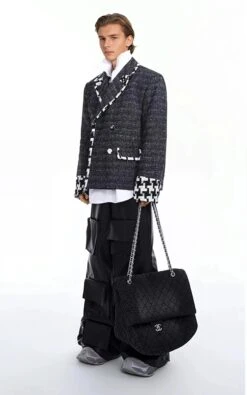 Oversized Blazer Jacket With Contrast Tweed Trim Details -Modern Wear Shop Screenshot2025 07 10223903