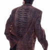 Vintage Wash Fossil Spine Pattern Blazer