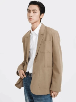 Relaxed Tailored Blazer With Multi Patch Pockets -Modern Wear Shop Screenshot 2025 04 07 001438