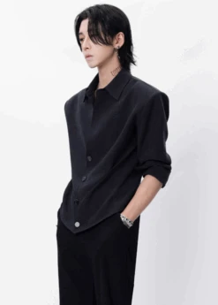 Structured Button-Up Shirt With Cinch Side Detail -Modern Wear Shop Screenshot 2025 06 19 201857