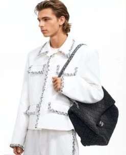 Boxy Cropped Blazer Jacket With Contrast Tweed Trim 14 Boxy Cropped Blazer Jacket With Contrast Tweed Trim -Modern Wear Shop Screenshot 2025 07 06 214841