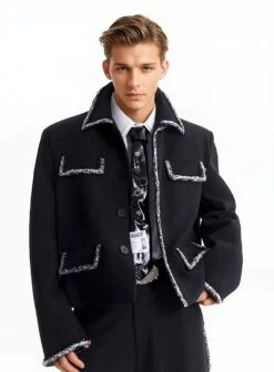 Boxy Cropped Blazer Jacket With Contrast Tweed Trim 16 Boxy Cropped Blazer Jacket With Contrast Tweed Trim -Modern Wear Shop Screenshot 2025 07 06 215008