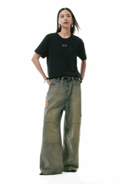Minimal Distressed Wide Leg Sandblast Jeans -Modern Wear Shop Screenshot 7 f44e8fe8 b3ba 4a1f 99a1 e45208d78e66