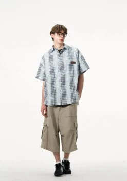 Cargo Pocket Knee-Length Capri Shorts -Modern Wear Shop a0360b67b53c00c1d99e31fb393ce2ec