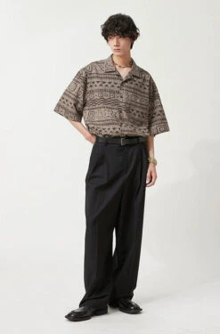 Bohemian Patterned Button-Up Short Sleeve Shirt -Modern Wear Shop a0bd89cecedd3464bc2e05052078b433