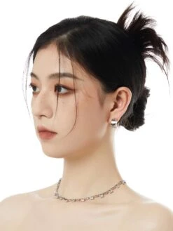 Studded Huggie Earrings -Modern Wear Shop a26d8d89397824cf5c2b0754b706919d