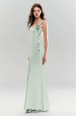 Sleeveless Ruffle Trim Midi Dress With Floral Appliqué 14 Sleeveless Ruffle Trim Midi Dress With Floral Appliqué -Modern Wear Shop a4aaf669d57bbc502d36e56df8a674de