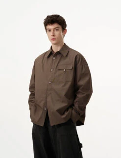 Pinstripe Long Sleeve Button Shirt With Chest Pocket 14 Pinstripe Long Sleeve Button Shirt With Chest Pocket -Modern Wear Shop a56f7399e6369a4cdc722f0e2287be83