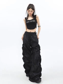 Ruched High-Waisted Jogger Pants -Modern Wear Shop a5c6b5e6fc014fd308bbce60217d1b1e