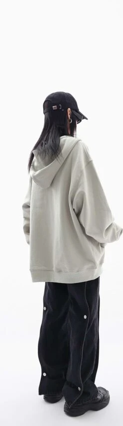 Oversized Studded Zip Hoodie -Modern Wear Shop a5e1caa86b83bb4ab0b4344db0794280