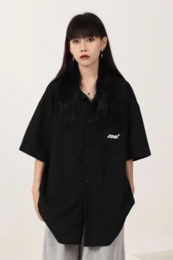 Waffle Texture Oversized Button Shirt 22 Waffle Texture Oversized Button Shirt -Modern Wear Shop a65369be815aa01132c2fa5a0797bcce 530d139f c637 4a02 8701 f7ff3cf39b22