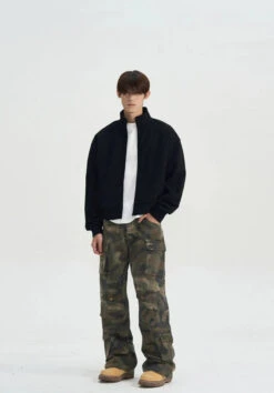 Mock Neck Drop Shoulder Zip Jacket 30 Mock Neck Drop Shoulder Zip Jacket -Modern Wear Shop a68309ad251604d6ef2d3ae0c6714cd8