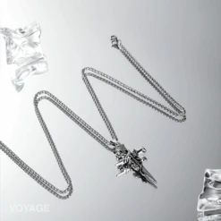 Rose Embellished Cross Pendant Necklace 12 Rose Embellished Cross Pendant Necklace -Modern Wear Shop a7e10150f3a08b543b61bba892f3e3d9