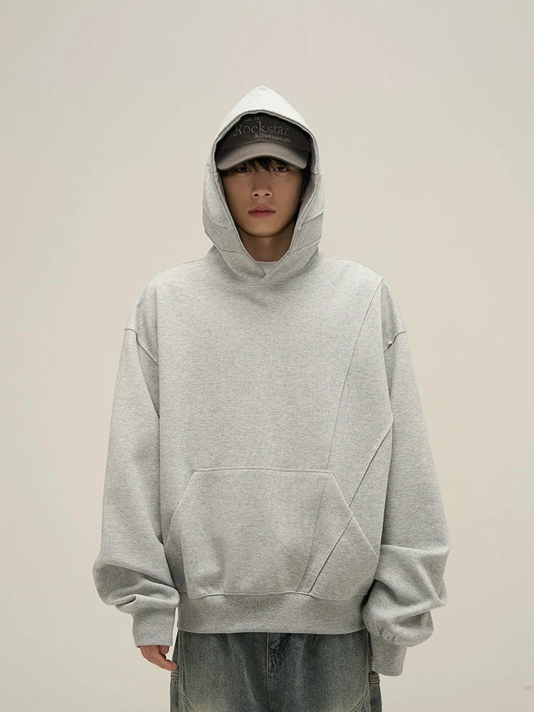 Oversized Paneled Stitch Hoodie 2 Oversized Paneled Stitch Hoodie - Image 2
