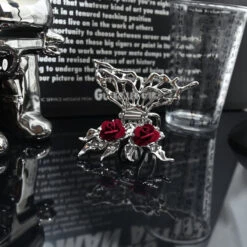 Abstract Liquid Metal Butterfly Rose Pendant Claw Clip -Modern Wear Shop a8ff19621eeb2152fd756bad7ba681f7