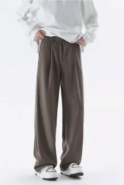 Wide Leg Tailored Lightweight Trousers With Belt Detail 26 Wide Leg Tailored Lightweight Trousers With Belt Detail -Modern Wear Shop aba469a73805a77484479b12011f6e3d