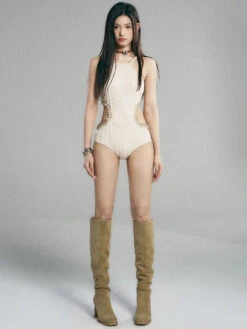 Ribbed One-Piece Swimsuit With Side Cut-Outs 11 Ribbed One-Piece Swimsuit With Side Cut-Outs -Modern Wear Shop abe48f7d077bac52da1bbca0cf7b1f65