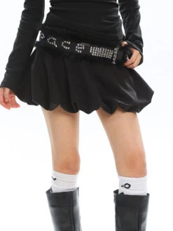 Low-Pleat Bubble Balloon Mini Skirt 34 Low-Pleat Bubble Balloon Mini Skirt -Modern Wear Shop ac410249106900a47756bc9bf943f38e