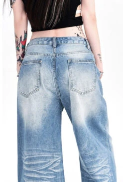 Vintage Faded Washed Wide-Leg Denim Jeans 20 Vintage Faded Washed Wide-Leg Denim Jeans -Modern Wear Shop ae8d3fd77605b917808e282d8f107d81