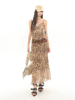 Leopard Print Sheer Maxi Dress -Modern Wear Shop afe5e1e8d7c0c7c8531f670cd07c3437