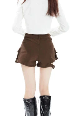 Cargo Pocket Buckle Detail Shorts -Modern Wear Shop b36a8b04b4fcdf83e9a274b0ed1a9c6b