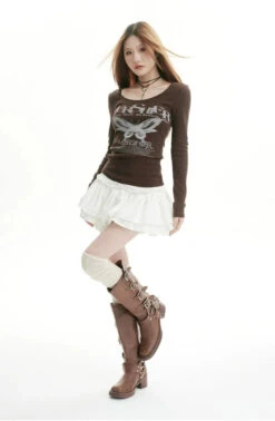 Layered Ruffle Waistband Mini Skirt -Modern Wear Shop b5b272632d6c98c97b8f1415a348aa66 137aa4f4 f020 407b aac6 223b3e5a92bf