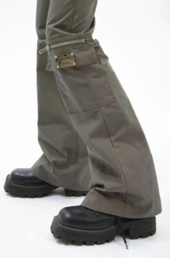 Utility Cargo Pocket Straight-Leg Trousers -Modern Wear Shop b728841da23758d744f95aa869cba26a