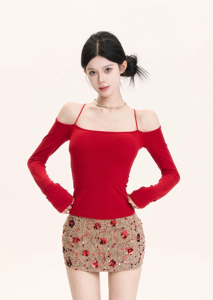 Sequin Tweed Mini Skirt 7 Sequin Tweed Mini Skirt - Image 7