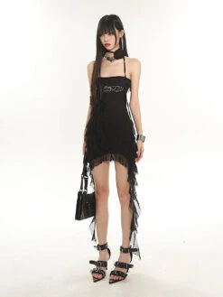 Layered Tulle Mini Dress With Sequin Accents 34 Layered Tulle Mini Dress With Sequin Accents -Modern Wear Shop b8011096a230fe1dae946bbad68e84df