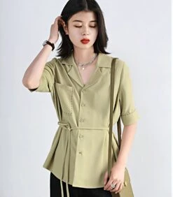 Contrast Stitch Button Shirt -Modern Wear Shop b938aae4f4f8e0ef4dc5951eb85a41a3