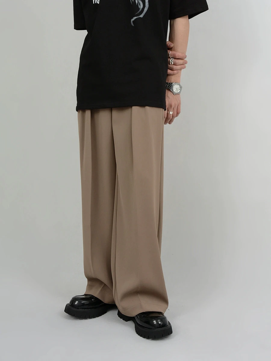 Wide Leg Tailored Pleated Trousers 2 Wide Leg Tailored Pleated Trousers - Image 2