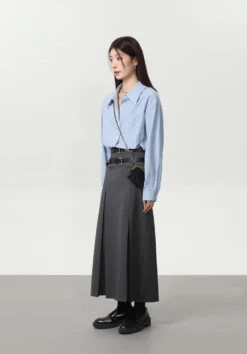 Slim Pinstripe Pocketed Button Shirt 14 Slim Pinstripe Pocketed Button Shirt -Modern Wear Shop bdd1ead2c07a461e4e17a54cefd5cfea