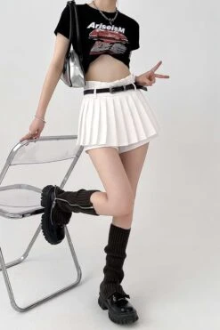 Pleated Skort Mini Skirt -Modern Wear Shop bde7c6342a61363f454118d0e9fff6a2 5f15a543 e9c8 45c6 8cbb 7ca5fdf27cd8