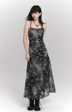 Sleeveless Asymmetrical Hem Floral Dress -Modern Wear Shop be6665335ca9c198f8454b928b13215c