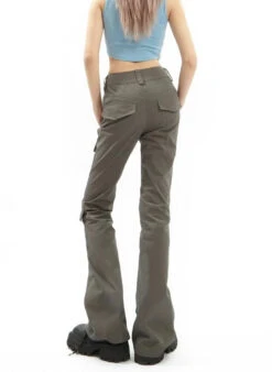 Utility Cargo Pocket Straight-Leg Trousers -Modern Wear Shop bfec4ef3ebefce7cac97f243f579da9a