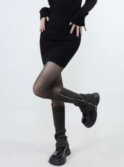 Zip Ribbed Leg Warmers -Modern Wear Shop c025cebfc12fe7afd2cbfbaa6ecd023e
