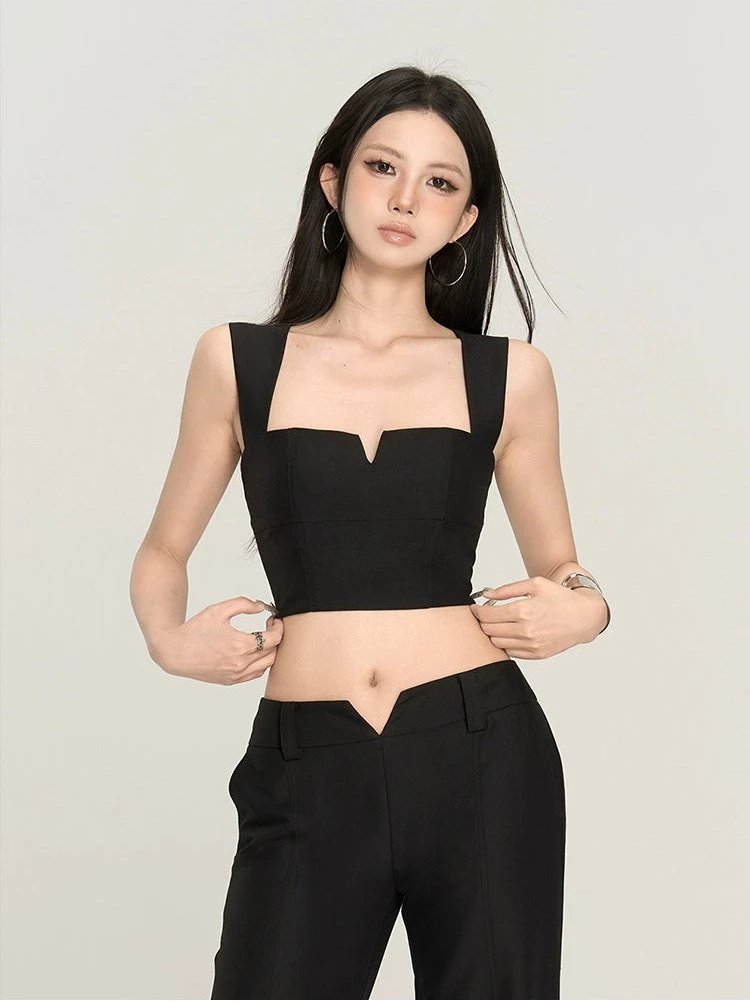 Sleeveless Sweetheart Neckline Extra-Cropped Top 6 Sleeveless Sweetheart Neckline Extra-Cropped Top - Image 6