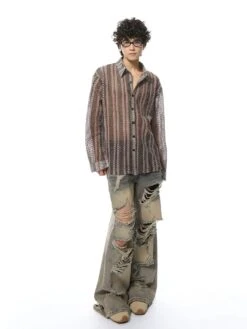 Extra-Distressed Vintage Wash Wide-Leg Jeans -Modern Wear Shop c0cf1de0384f883ce626c1a5cbec371b faf806e5 26a0 4853 a4d7 d070d7b8ce83