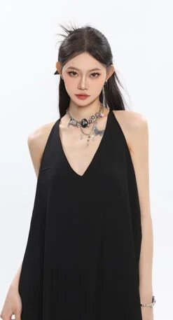 Low Neck Maxi Dress -Modern Wear Shop c1a12cbe1c3aab2d5a24a1b0f24748dc