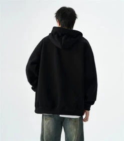 Oversized Zip-Up Sweatshirt Hoodie With Drop Shoulders -Modern Wear Shop c21f0618c285dd924a650c8aa5824a00