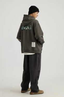 Pleated Tapered Joggers With Back Flap Pocket -Modern Wear Shop c2e2872d7657e4f325e2ab40051495f4