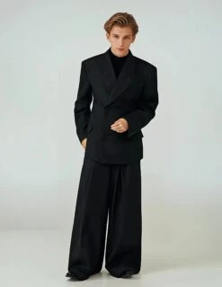 Structured Boxy Double-Breasted Hidden Button Blazer 14 Structured Boxy Double-Breasted Hidden Button Blazer -Modern Wear Shop c3622191a84591328e5667ab5b5aafac