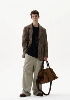 Checker Pattern Single-Breasted Blazer Jacket 17 Checker Pattern Single-Breasted Blazer Jacket -Modern Wear Shop c4619d0107d33e4e6eae1a562cf796d9