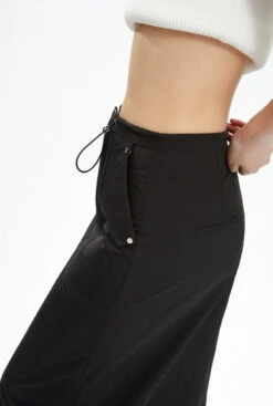 Adjustable Drawstring Midi Cargo Skirt -Modern Wear Shop c4bcfd8ffcc76111f33cd1cf184f43e6