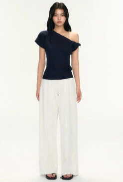 Asymmetric One Shoulder Ribbed Knit Top 9 Asymmetric One Shoulder Ribbed Knit Top -Modern Wear Shop c629b49ba3e291150c92b39433da14ba
