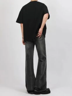 Faded Slim Fit Semi-Flare Denim Jeans -Modern Wear Shop c9317a29894136f5c4abdb952d6c9c8b