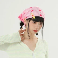 Multicolor Beach Bandana With Hair Clips 12 Multicolor Beach Bandana With Hair Clips -Modern Wear Shop c970296eb41445b0cad1225e6778ce8a