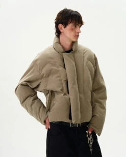 Stand Collar Quilted Oversized Puffer Jacket -Modern Wear Shop c977588424d0f804ed35f95cf4c45922