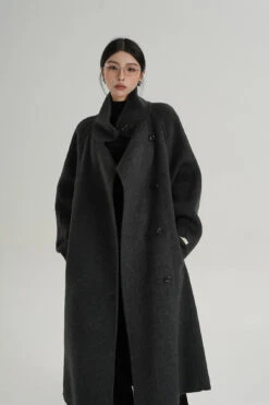 Asymmetric Button Belted Long Coat 16 Asymmetric Button Belted Long Coat -Modern Wear Shop cb21031c9bfb87896166913d05912a07
